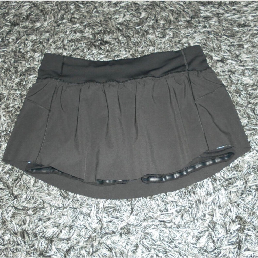 Lululemon Black 6 Final Lap Skirt